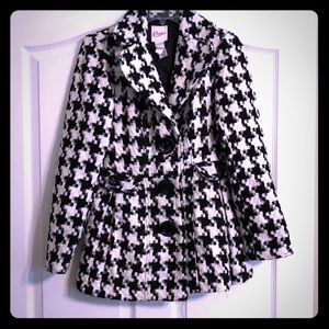 Black & White Pea Coat